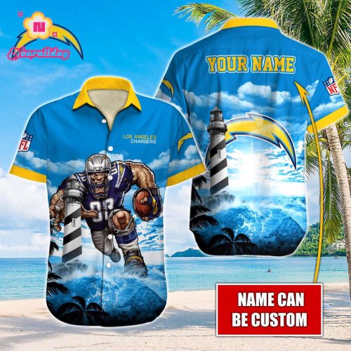 Los Angeles Chargers NFL Printed Hawaiian Shirt Custom Gift