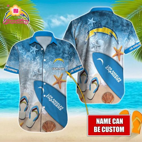 Los Angeles Chargers NFL Printed Hawaiian Shirt Custom Gift