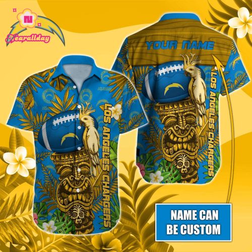 Los Angeles Chargers NFL Printed Hawaiian Shirt Custom Gift