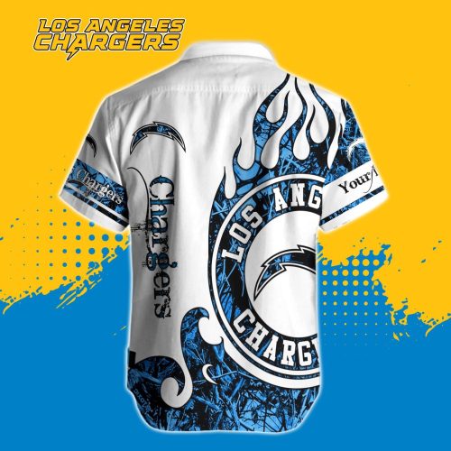 Los Angeles Chargers NFL Printed Hawaiian Shirt Custom Gift