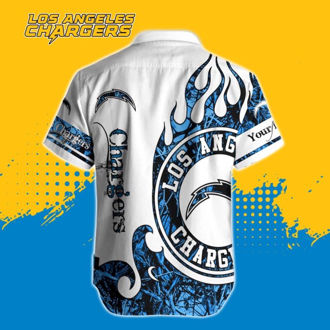 Los Angeles Chargers NFL Printed Hawaiian Shirt Custom Gift