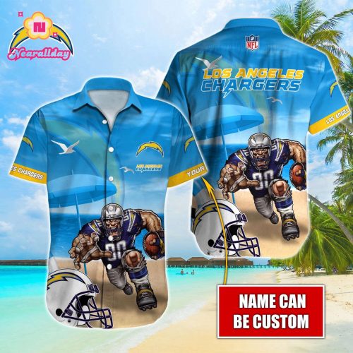 Los Angeles Chargers NFL Printed Hawaiian Shirt Custom Gift