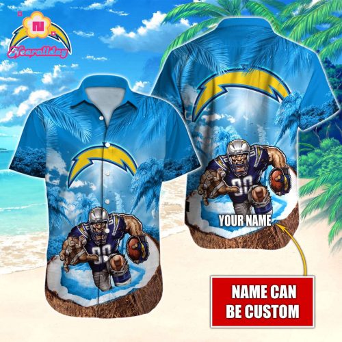 Los Angeles Chargers NFL Printed Hawaiian Shirt Custom Gift