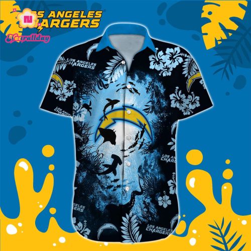 Los Angeles Chargers NFL Printed Hawaiian Shirt Custom Gift