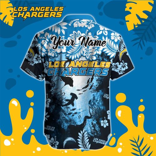 Los Angeles Chargers NFL Printed Hawaiian Shirt Custom Gift