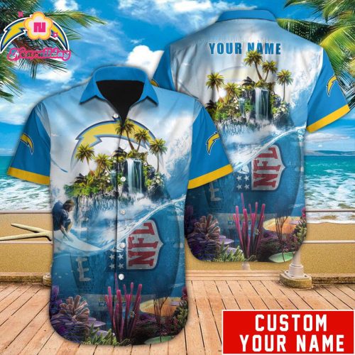 Los Angeles Chargers NFL Printed Hawaiian Shirt Custom Gift