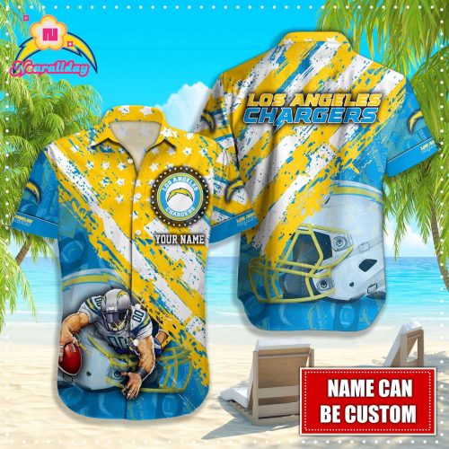 Los Angeles Chargers NFLHawaiian shirt custom Q48242