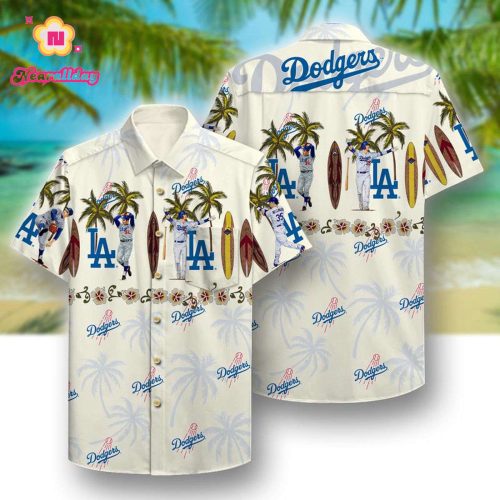 Los Angeles Dodgers Hawaii T Shirt - Official MLB Merchandise