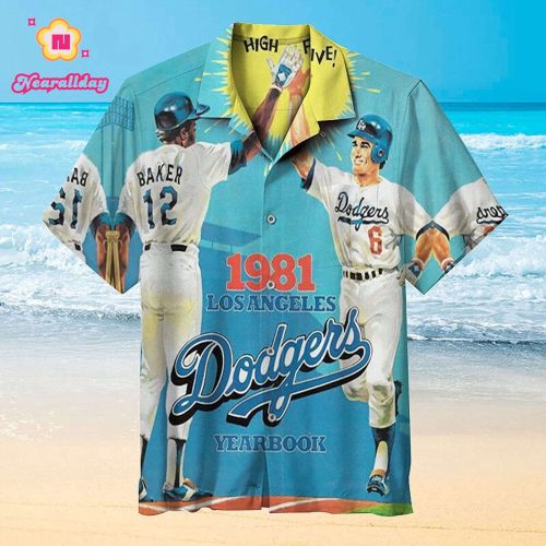 Los Angeles Dodgers Hawaiian Shirt - Official MLB Merchandise for Fans