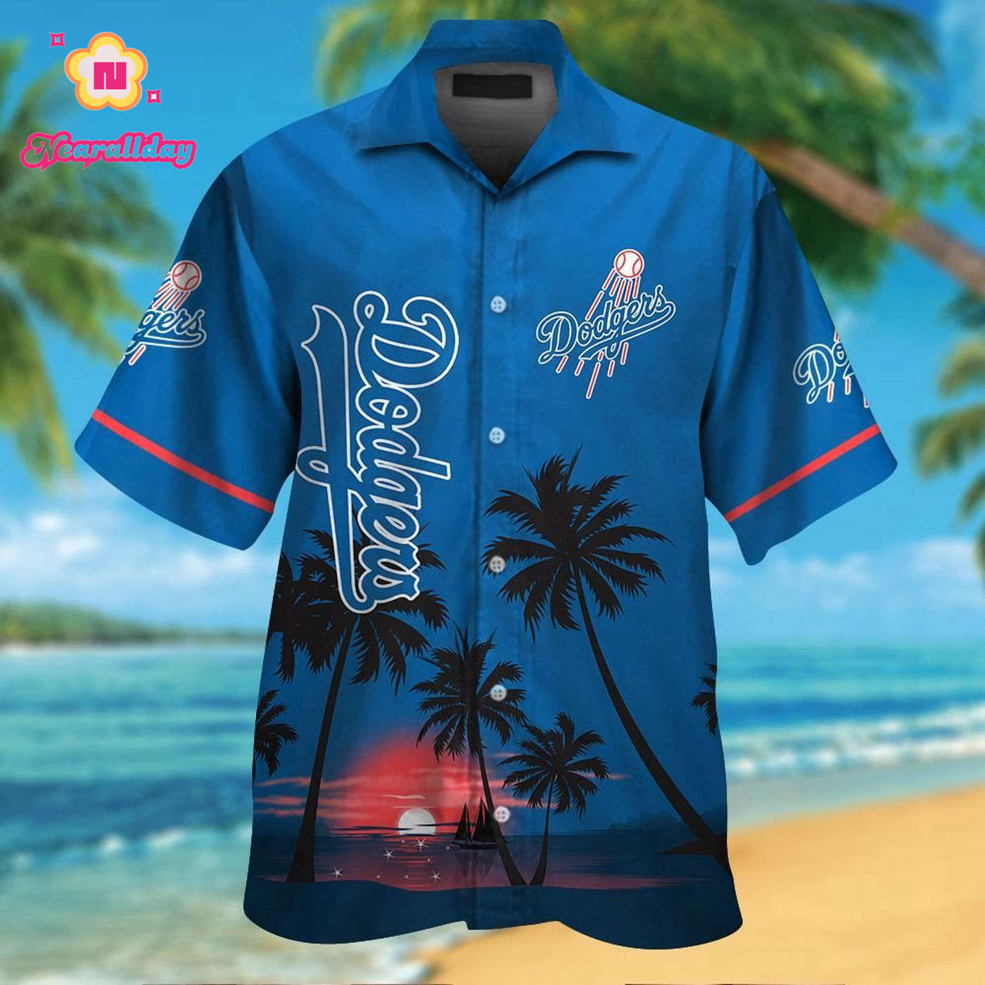 Los Angeles Dodgers Tropical Aloha Hawaiian Shirt Set for Men Women Kids – MTE02 Los Angeles Dodgers Tropical Aloha Hawaiian Shirt Set for Men Women Kids – MTE02