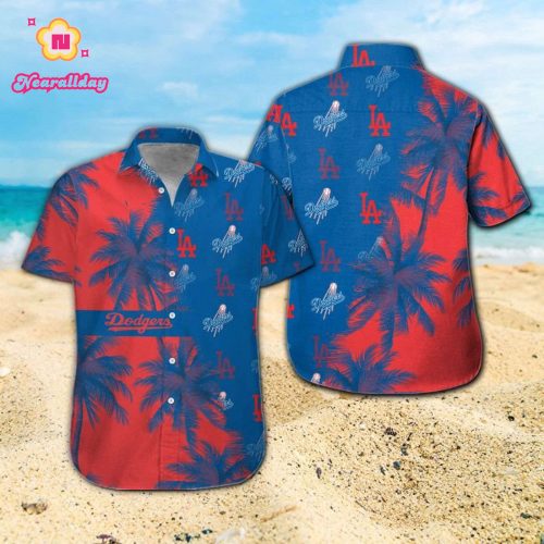 Los Angeles Dodgers Tropical Aloha Hawaiian Shirt Set for Men Women Kids – MTE03