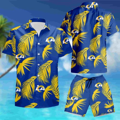 Los Angeles Rams Flower Short Sleeve Hawaiian Shirt 2023 summer shirt