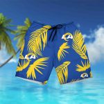 Los Angeles Rams Flower Short Sleeve Hawaiian Shirt 2023 summer shirt