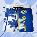 Los Angeles Rams Hawaii Shirt Men Short Custom  NFL Gift