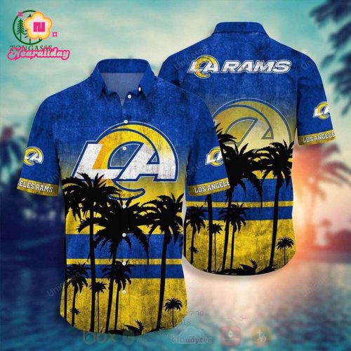 Los Angeles Rams Hawaiian Shirt Beach Vibe