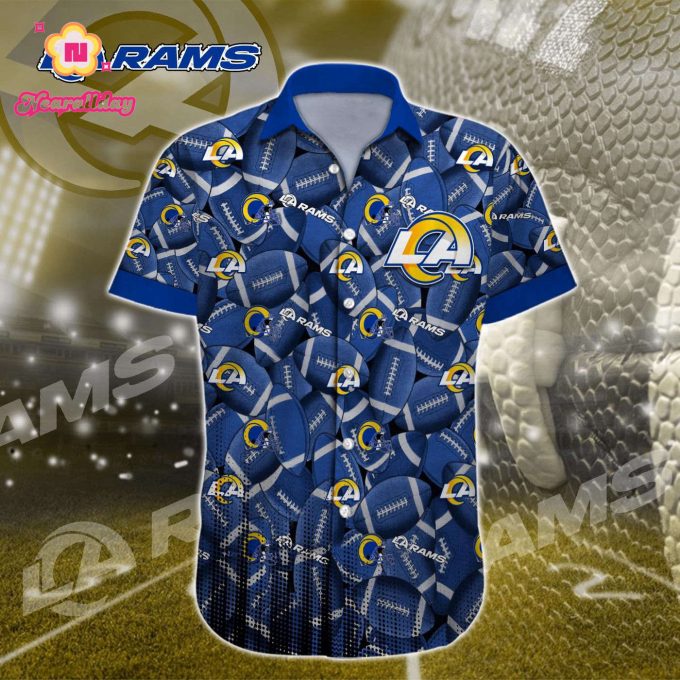 Los Angeles Rams NFL Printed Hawaiian Shirt Custom Gift