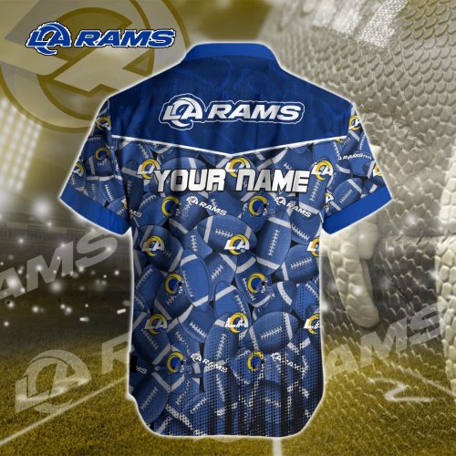 Los Angeles Rams NFL Printed Hawaiian Shirt Custom Gift