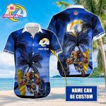 Los Angeles Rams NFL Printed Hawaiian Shirt Custom Gift
