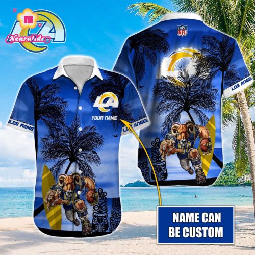 Los Angeles Rams NFL Printed Hawaiian Shirt Custom Gift