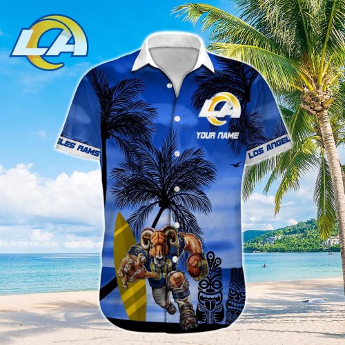 Los Angeles Rams NFL Printed Hawaiian Shirt Custom Gift