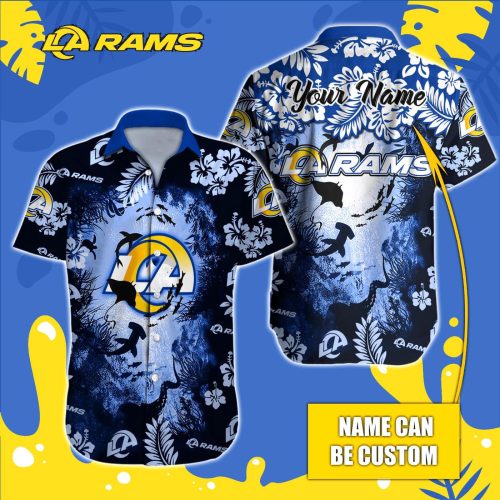 Los Angeles Rams NFL Printed Hawaiian Shirt Custom Gift