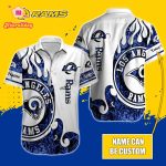 Los Angeles Rams NFL Printed Hawaiian Shirt Custom Gift