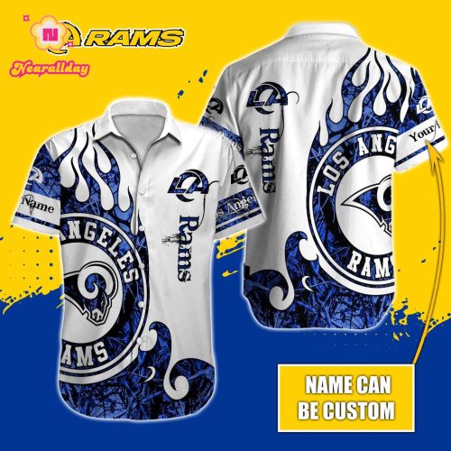 Los Angeles Rams NFL Printed Hawaiian Shirt Custom Gift