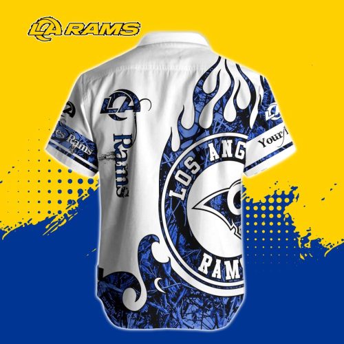 Los Angeles Rams NFL Printed Hawaiian Shirt Custom Gift