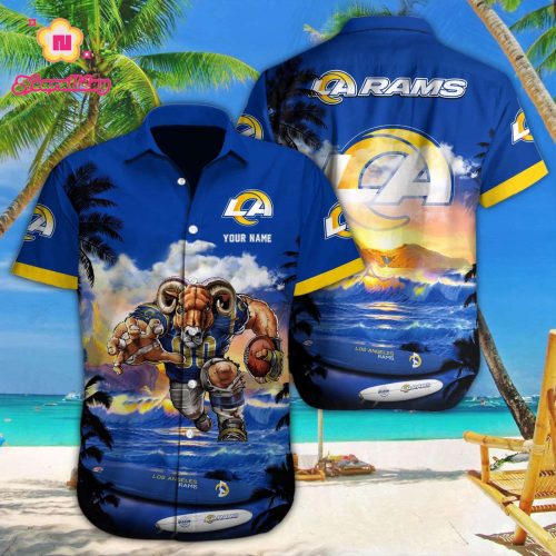 Los Angeles Rams NFLCustom Hawaii Shirt Gift