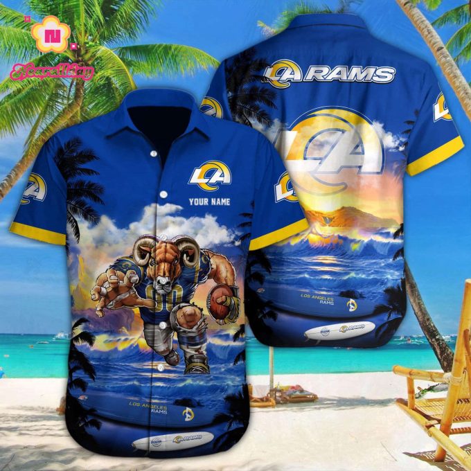 Los Angeles Rams NFLCustom Hawaii Shirt Gift