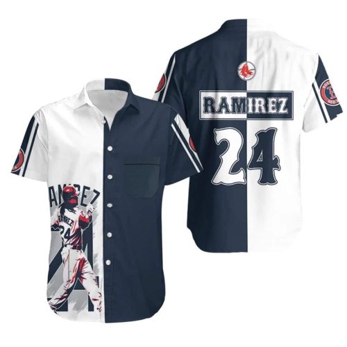 Manny Ramirez #24 Boston Red Sox Hawaiian Shirt – Official MLB Merchandise