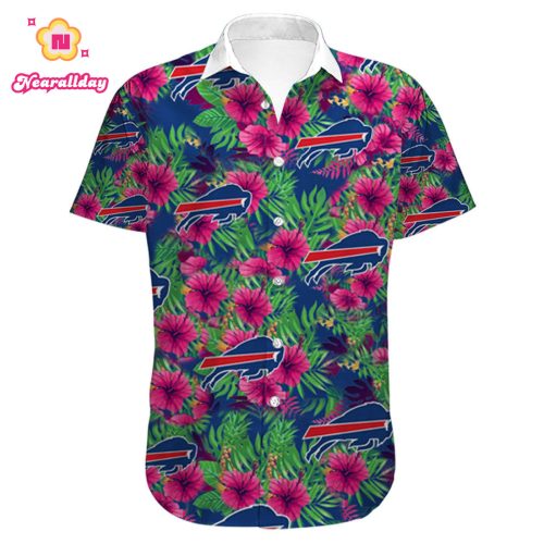 Men’s Buffalo Bills Hawaiian Shirt Tropical