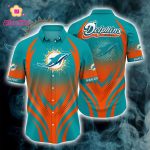 Miami Dolphins Button Down Shirt 3D Print GiftFS