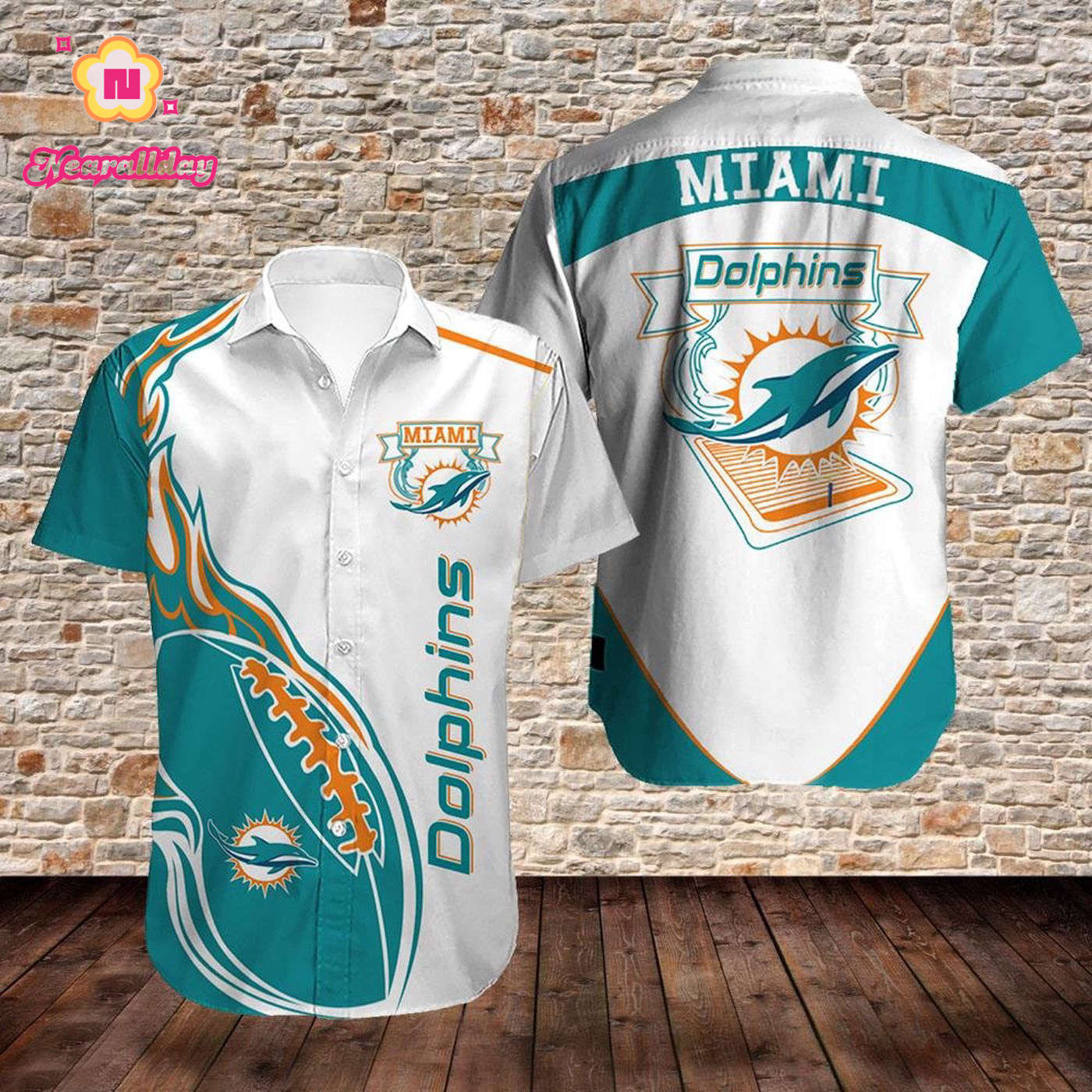 Miami Dolphins Gift Hawaiian Shirt N04 Miami Dolphins Gift Hawaiian Shirt N04