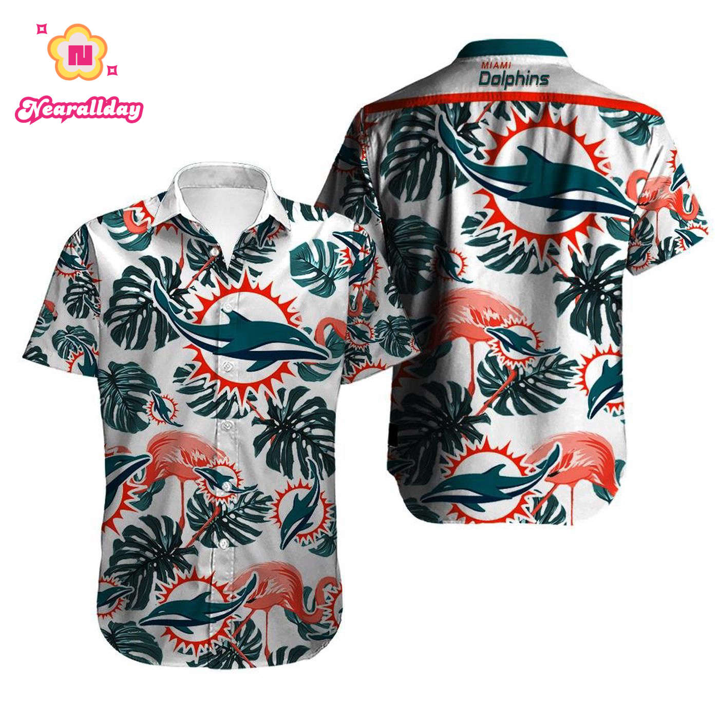 Miami Dolphins Gift Hawaiian Shirt N07 Miami Dolphins Gift Hawaiian Shirt N07