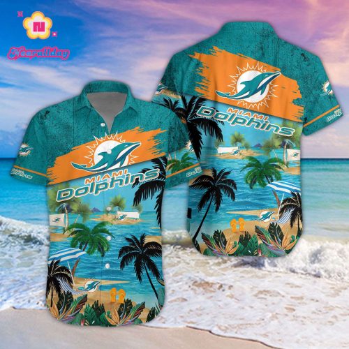 Miami Dolphins Hawaiian shirt