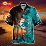 Miami Dolphins Hawaiian Shirt Customize Your Name Miami Dolphins Hawaiian Shirt Customize Your Name