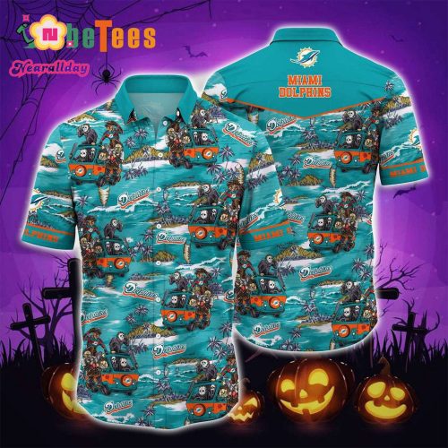 Miami Dolphins Hawaiian Shirt, Killer Team, Button Down Hawaiian Shirt  Perfect Gifts For Your Loved Ones