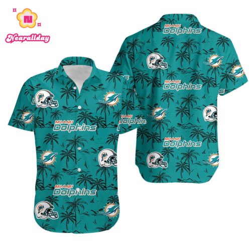 Miami Dolphins hawaiian shirt NFL for fan