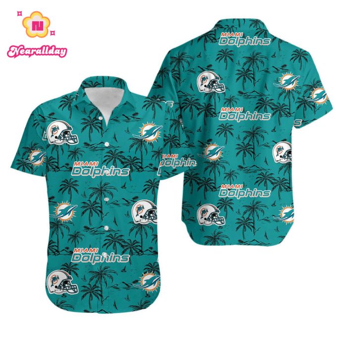 Miami Dolphins hawaiian shirt NFL for fan