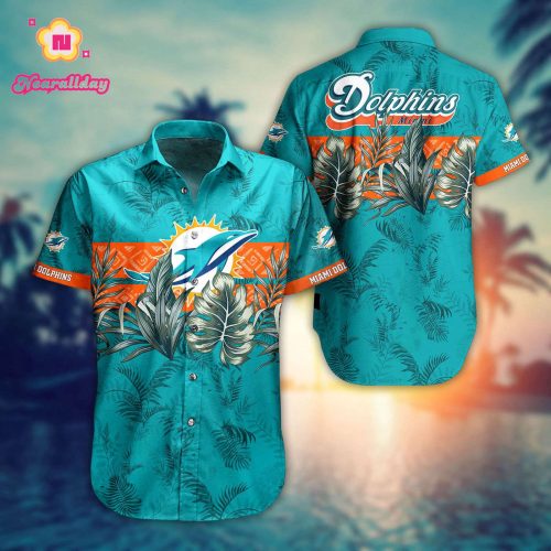 Miami Dolphins Hawaiian Shirt NFL Style Hot Trending Summer