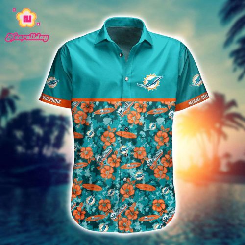 Miami Dolphins Hawaiian Shirt Style Summer
