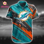 Miami Dolphins Logo Hawaiian Shirt NFL
