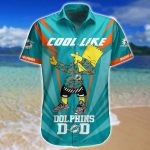 Miami Dolphins Logo Hawaiian Shirt NFL