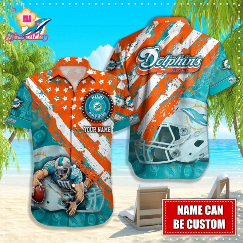 Miami Dolphins NFL Custom Hawaiian Shirt