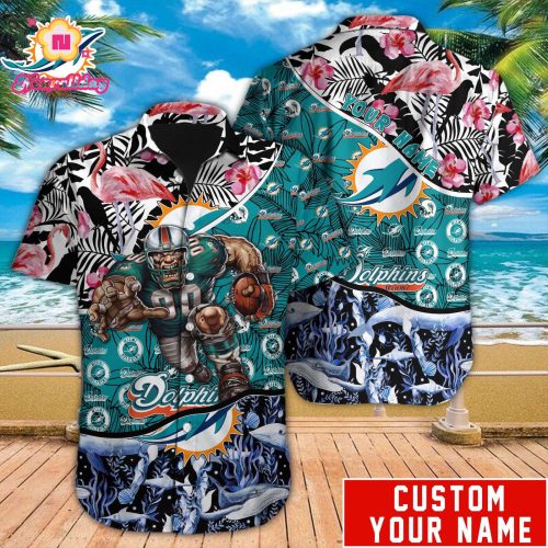 Miami Dolphins NFL Printed Hawaiian Shirt Custom Gift