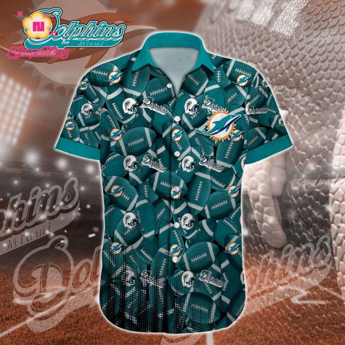 Miami Dolphins NFL Printed Hawaiian Shirt Custom Gift