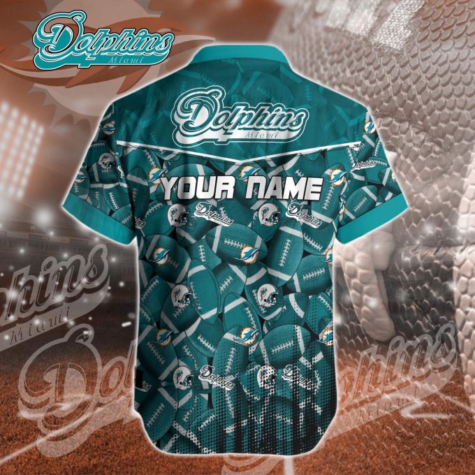 Miami Dolphins NFL Printed Hawaiian Shirt Custom Gift