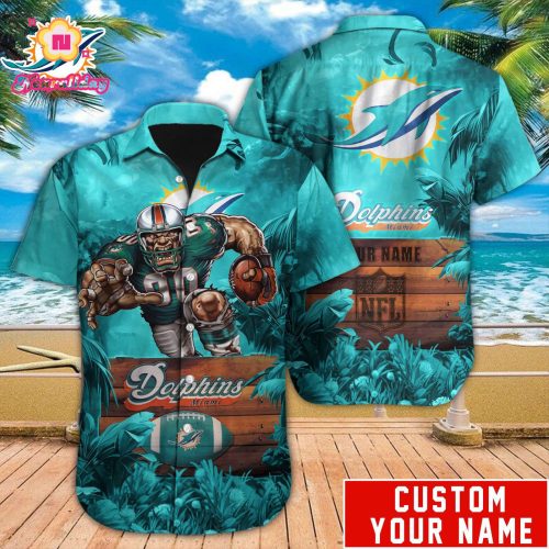 Miami Dolphins NFL Printed Hawaiian Shirt Custom Gift