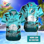 Miami Dolphins NFL Printed Hawaiian Shirt Custom Gift